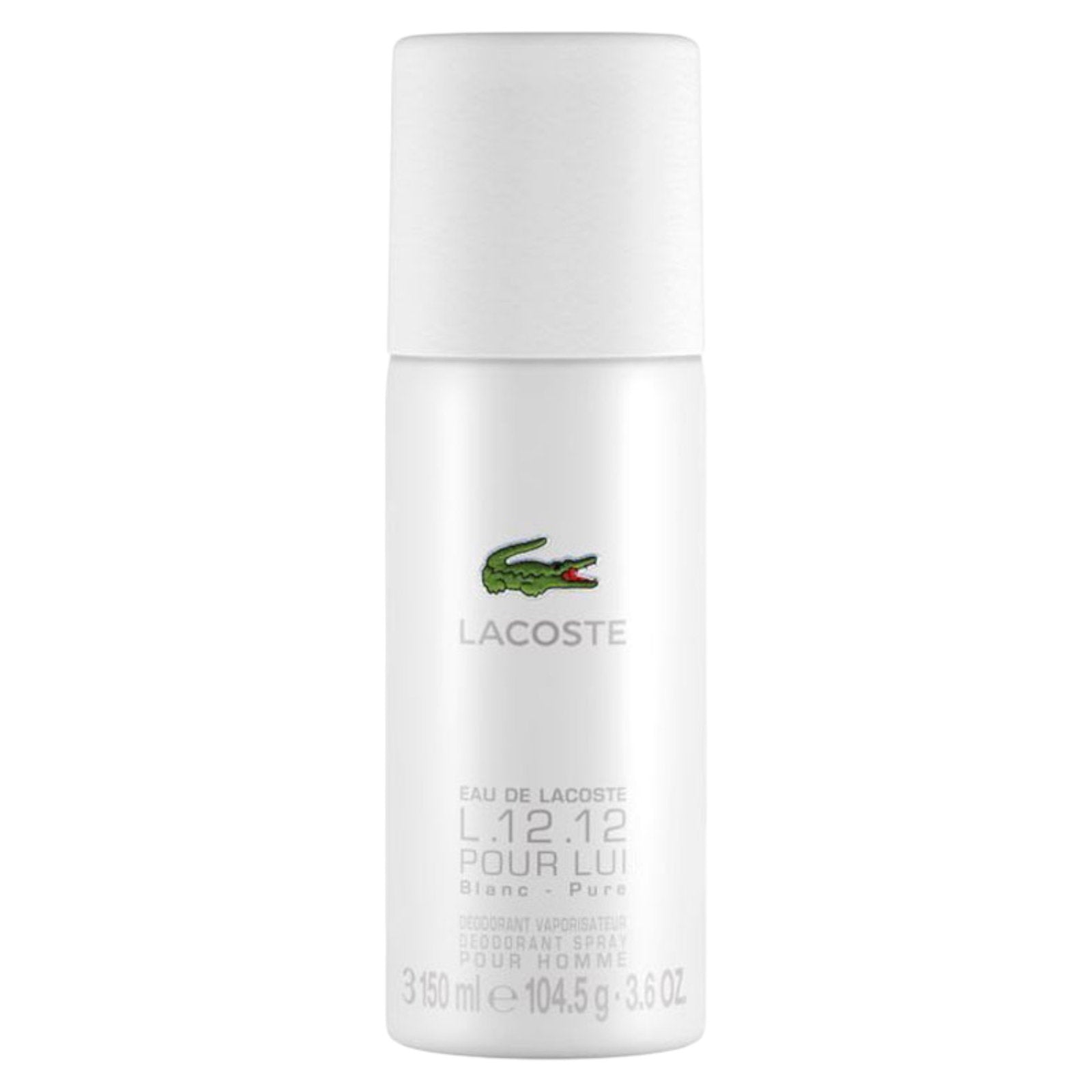 Lacoste, Eau de Lacoste L.12.12 Blanc, Deodorantspray, För män, 150 ml