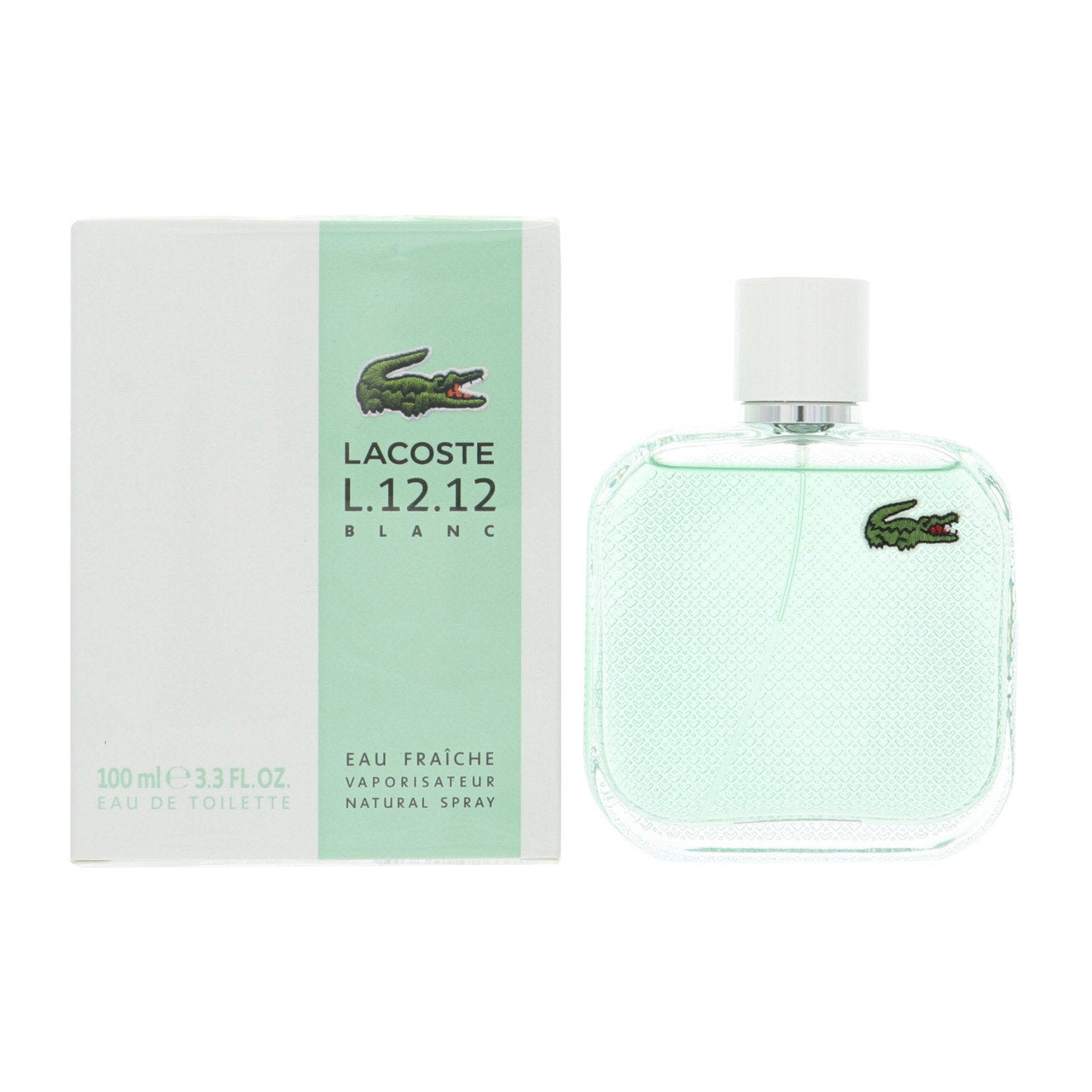 Lacoste, L.12.12 Blanc Eau Fraiche, Friskt vatten, För män, 100 ml