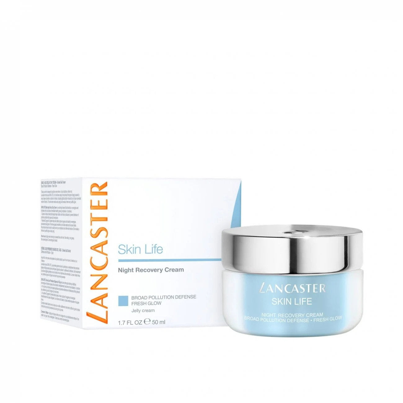 Lancaster, Skin Life, Mot föroreningar, Natt, Grädde, För ansiktet, 50 ml