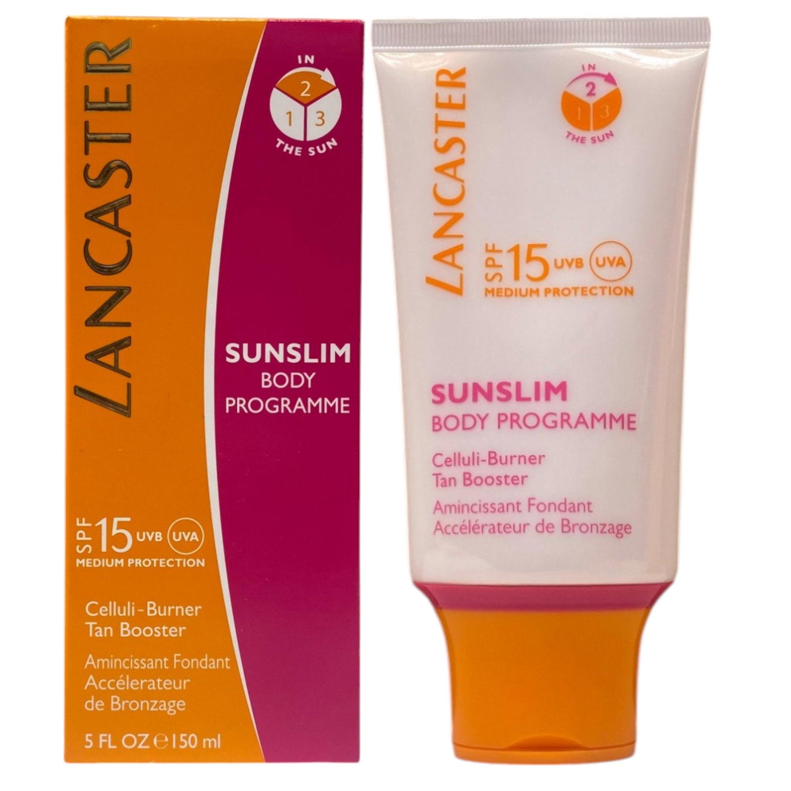 Lancaster, Sunslim, Anticellulit, Kroppskräm, SPF 15, 200