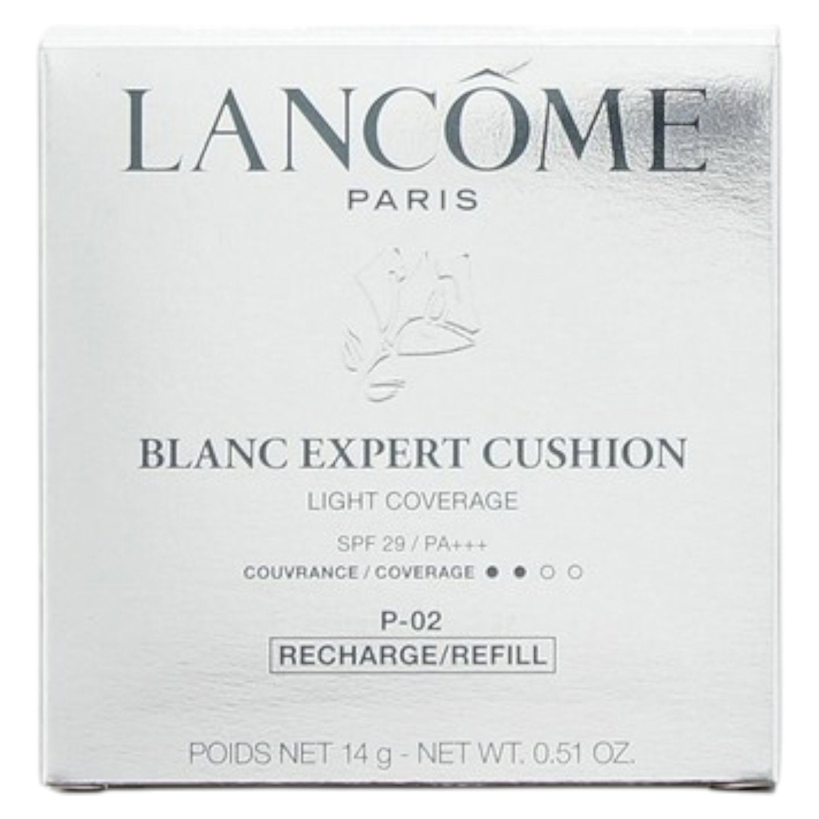 Lancome, Blanc Expert, Lätt täckning, Flytande foundation, P-02, P-02, SPF 29, 14 g