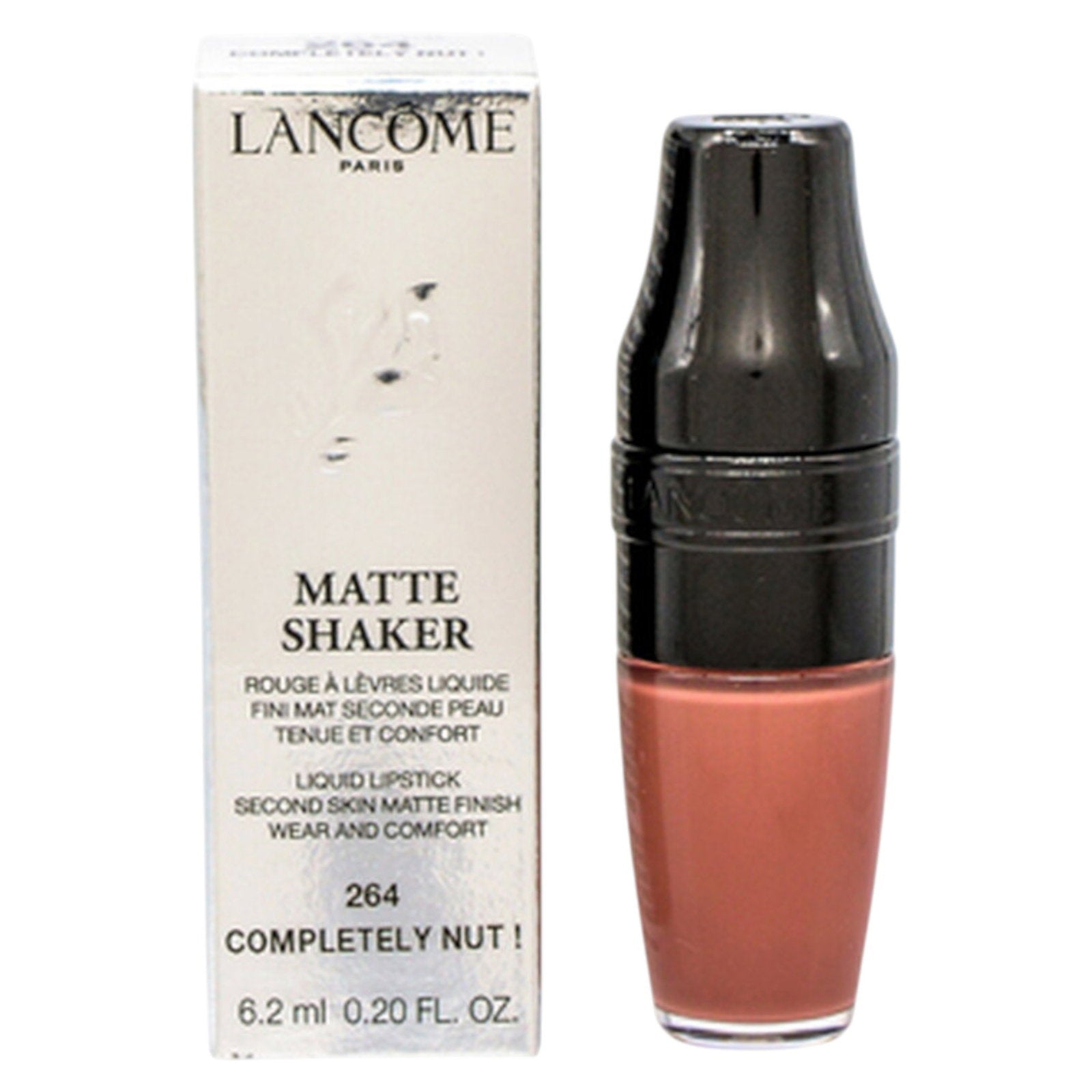 Lancome, Matte Shaker, Flytande läppstift, Flytande läppstift, 264, 264 Helt nöt, 6.2 ml