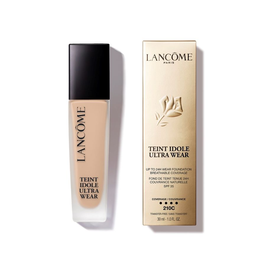 Lancome, Teint Idole Ultra Wear, Naturlig täckning, Flytande foundation, 210, Cool, SPF 35, 30 ml