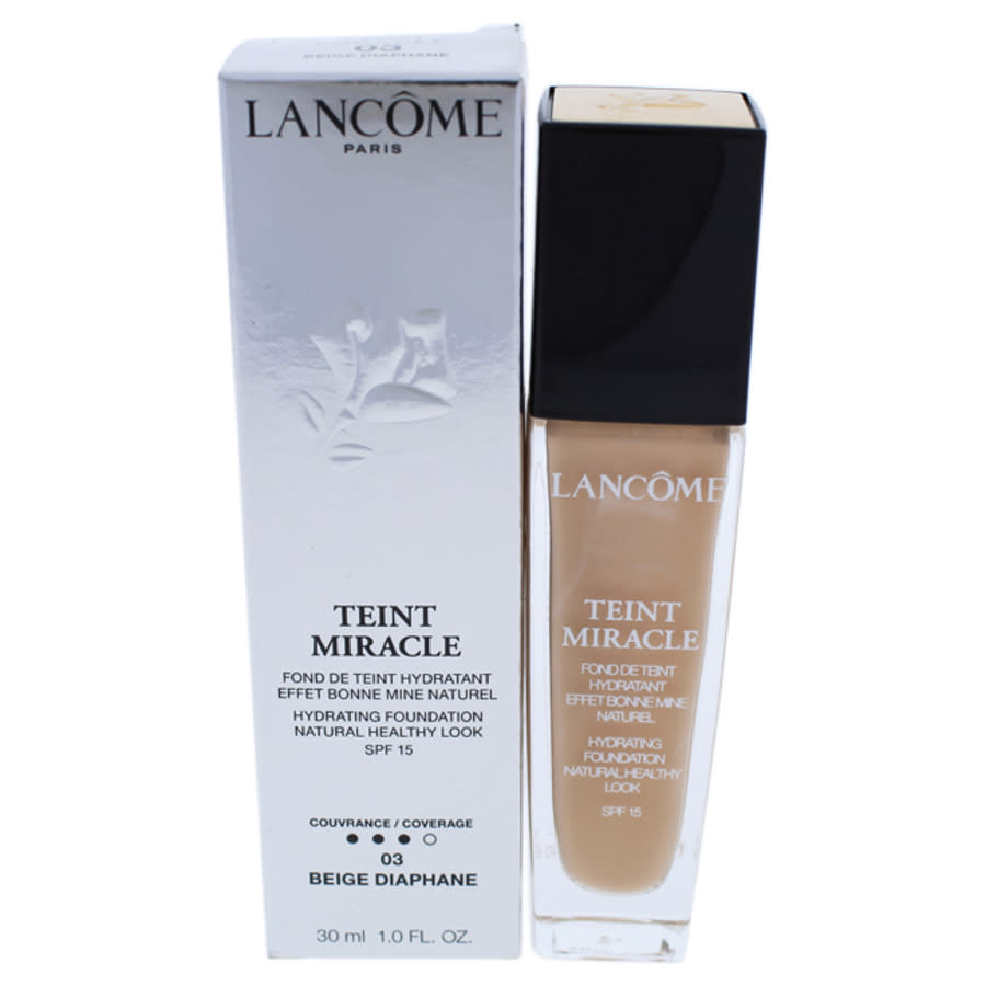 Lancome, Teint Miracle, Medeltäckning, Flytande foundation, 03, Beige Diaphane, SPF 15, 30 ml