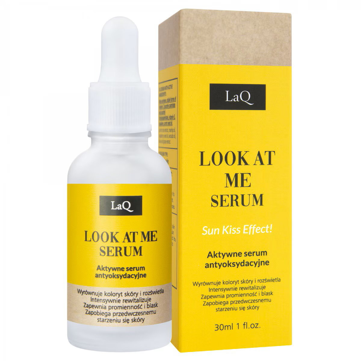 LaQ, Look At Me, Antioxidant, Dagligen, Serum, För ansiktet, 30 ml