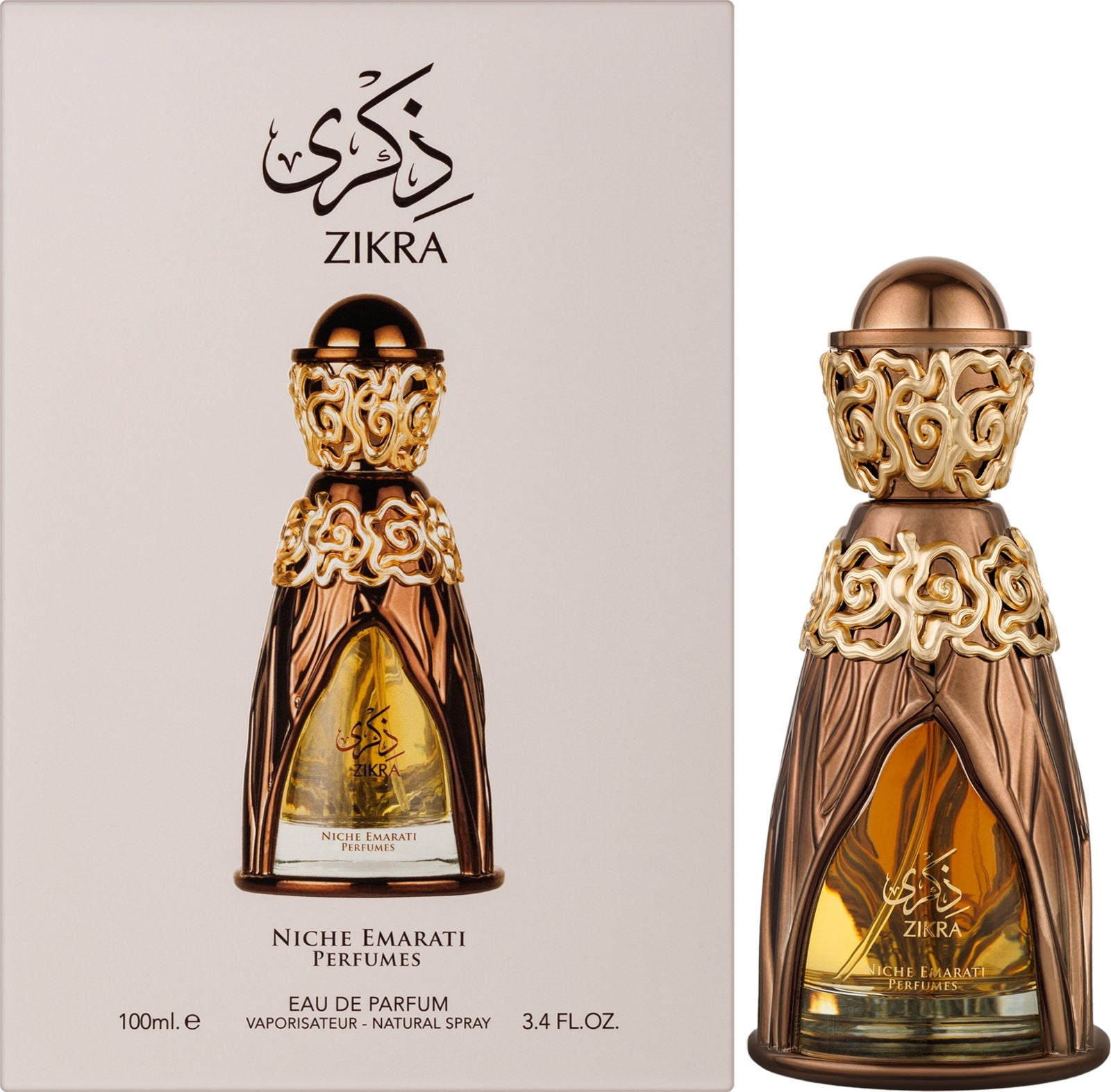 Lattafa, Niche Emarati Zikra, Parfymvatten, Unisex, 100 ml