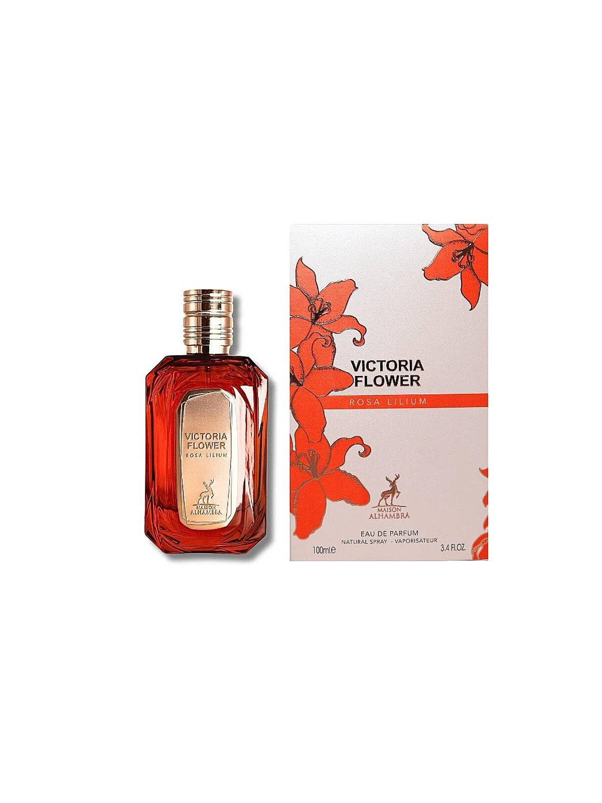 Lattafa, Victoria Flower Rosa Lilium, Parfymvatten, För kvinnor, 100 ml