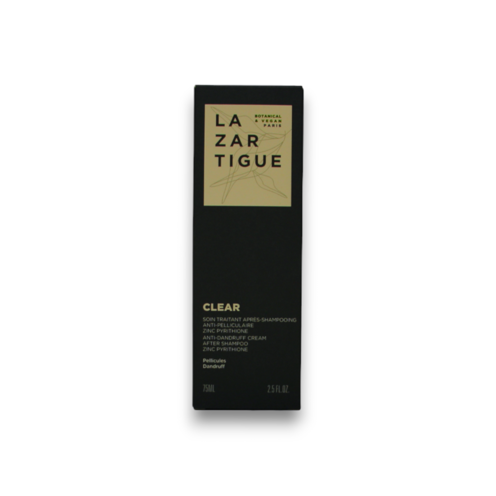 Lazartigue, Clear, Vegan, Hårkräm behandling, Mot mjäll, 75 ml