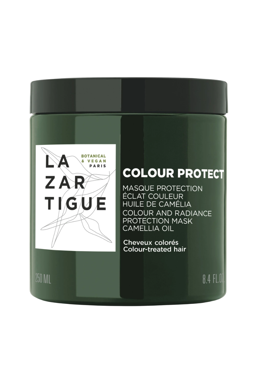 Lazartigue, Color Protect, Kameliaolja, Hårbehandlingskräm mask, Färgskydd, 250 ml