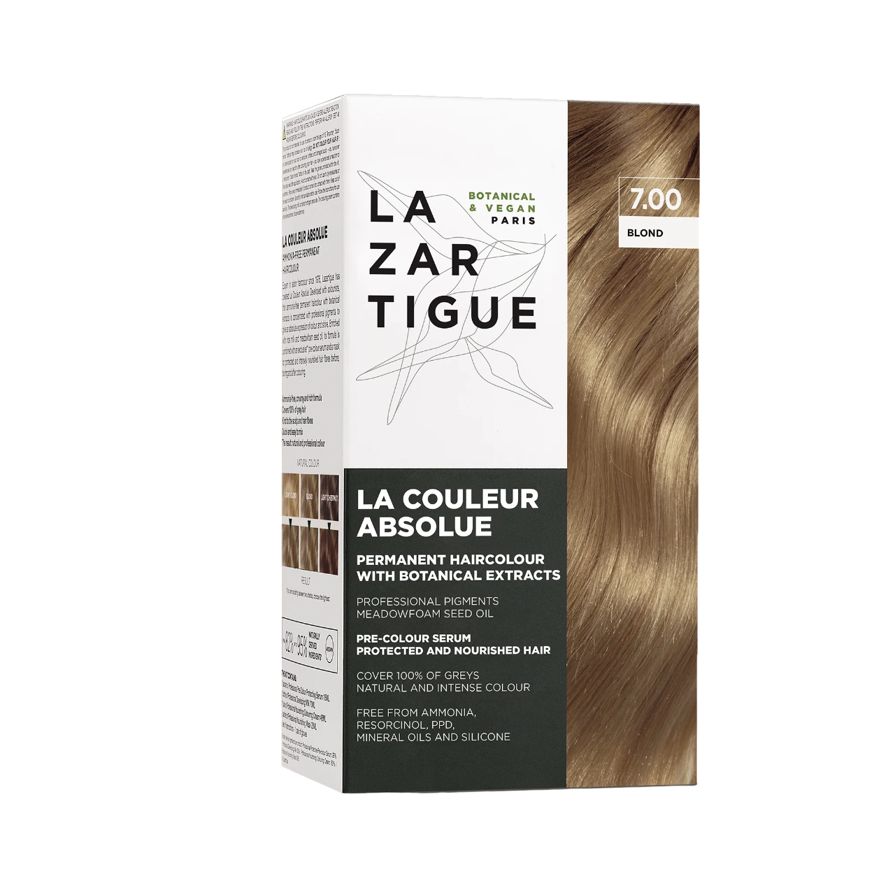 Lazartigue, La Couleur Absolue, Permanent hårfärg, 7.00 Blond, 143 ml