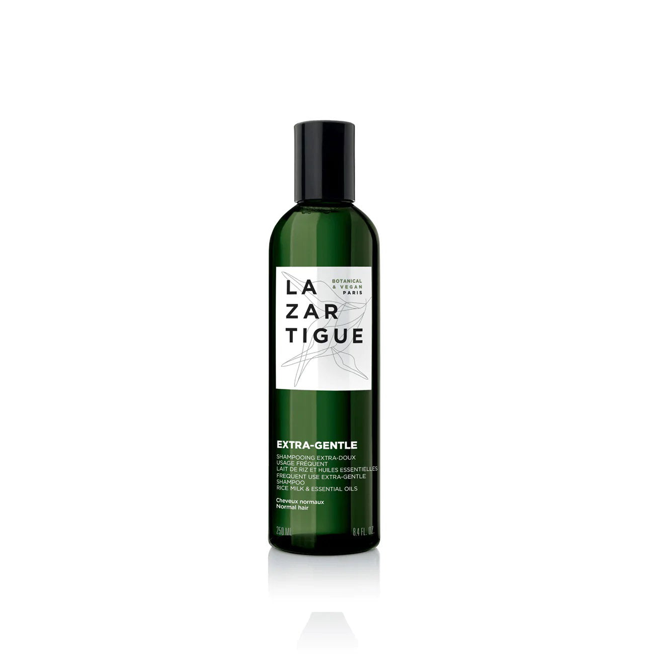 Lazartigue, Extra-Gentle, Rismjölk, Hårschampo, Extra - Mjuk, 250 ml