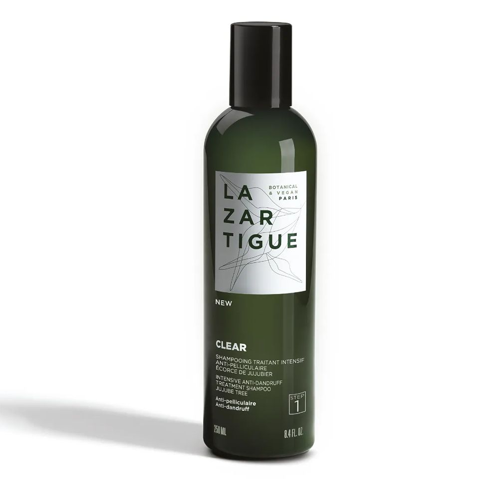 Lazartigue, Clear, Vegan, Hårbehandlingsschampo, Mot mjäll, 250 ml