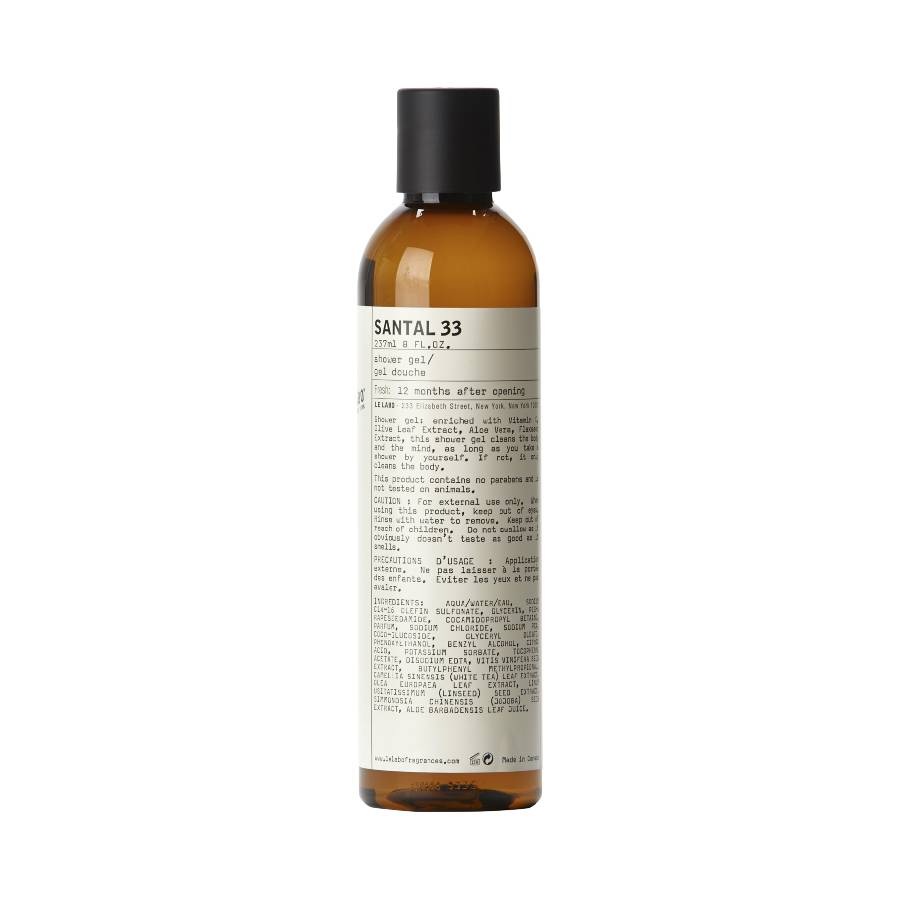 Le Labo, Santal 33, Vitamin E, Rengöring, Duschgel, För alla hudtyper, 237 ml