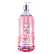 Les Petites Bains de Provence, Cherry Blossom, Duschgel, För känslig hud, 1000 ml