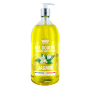 Les Petites Bains de Provence, Jasmine, Duschgel, För känslig hud, 1000 ml