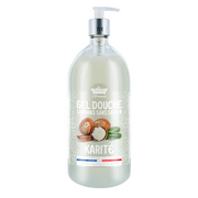 Les Petites Bains de Provence, Karite, Duschgel, För känslig hud, 1000 ml