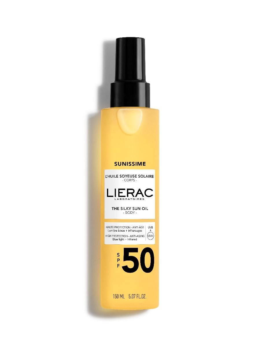 Lierac, Sunissime, Anti-aging, Kroppsolja, Dag, SPF 50, 150 ml