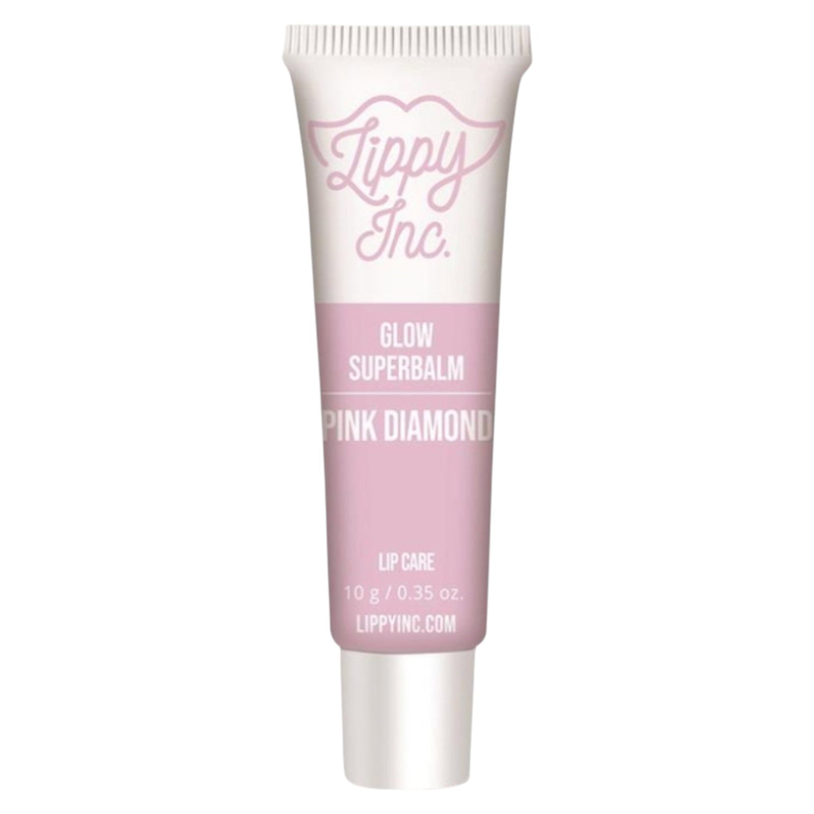 Lippy Inc., Glow Superbalm Pink Diamond, Läppbalsam, Rosa diamant, 10 g