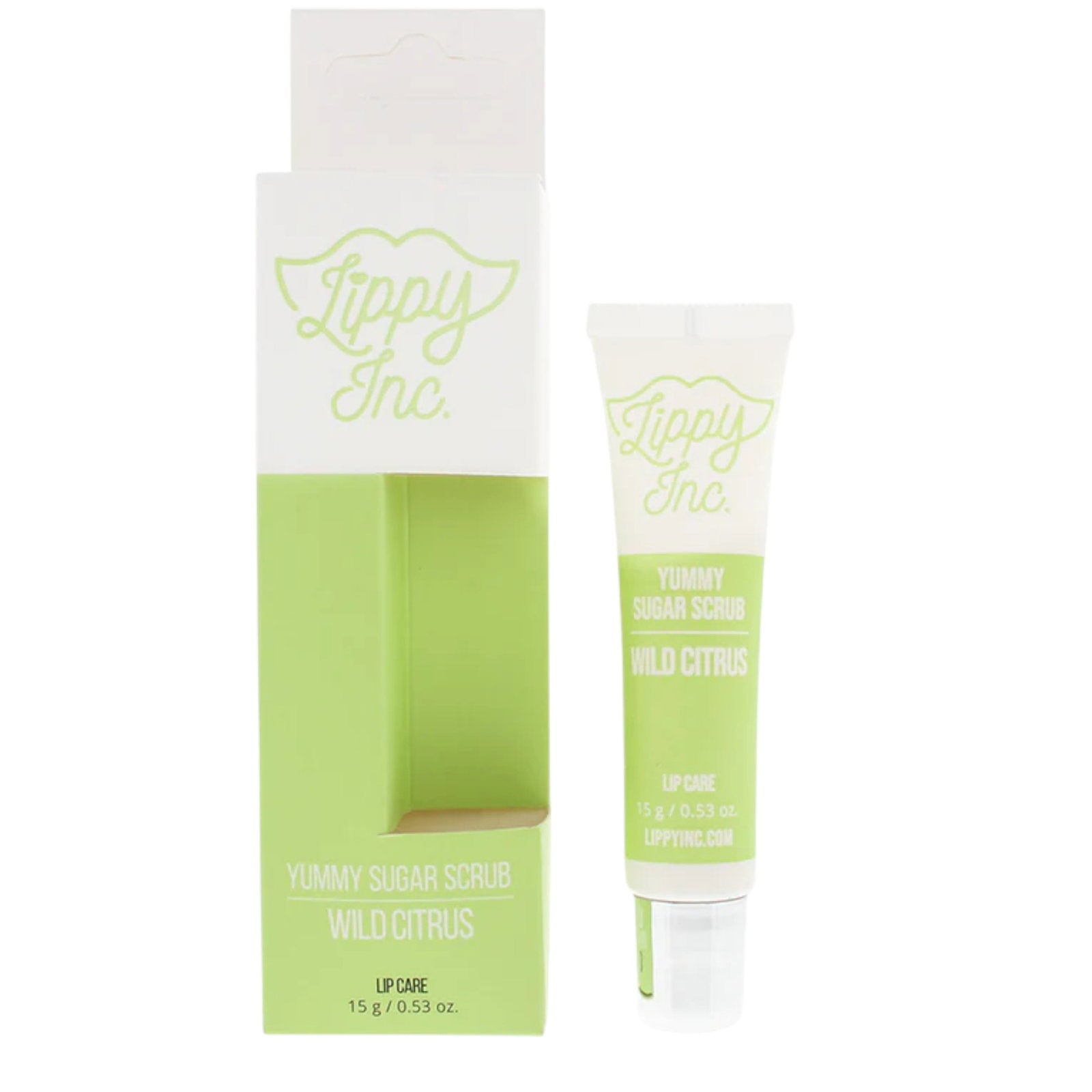 Lippy Inc., Yummy Wild Citrus, Läppskrubb, Citrus, 15 g