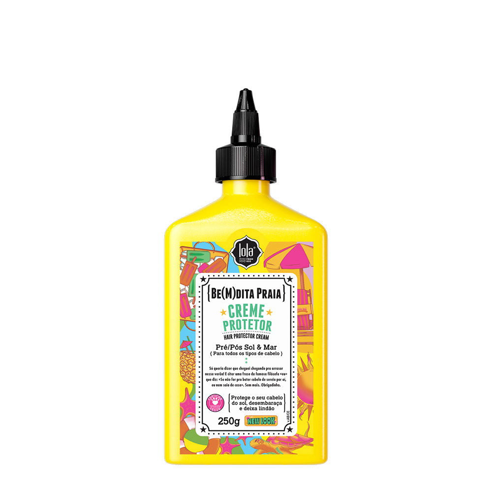 Lola Cosmetics, Be(M)dita Praia, Hårkräm behandling, För UV-skydd, 250 g
