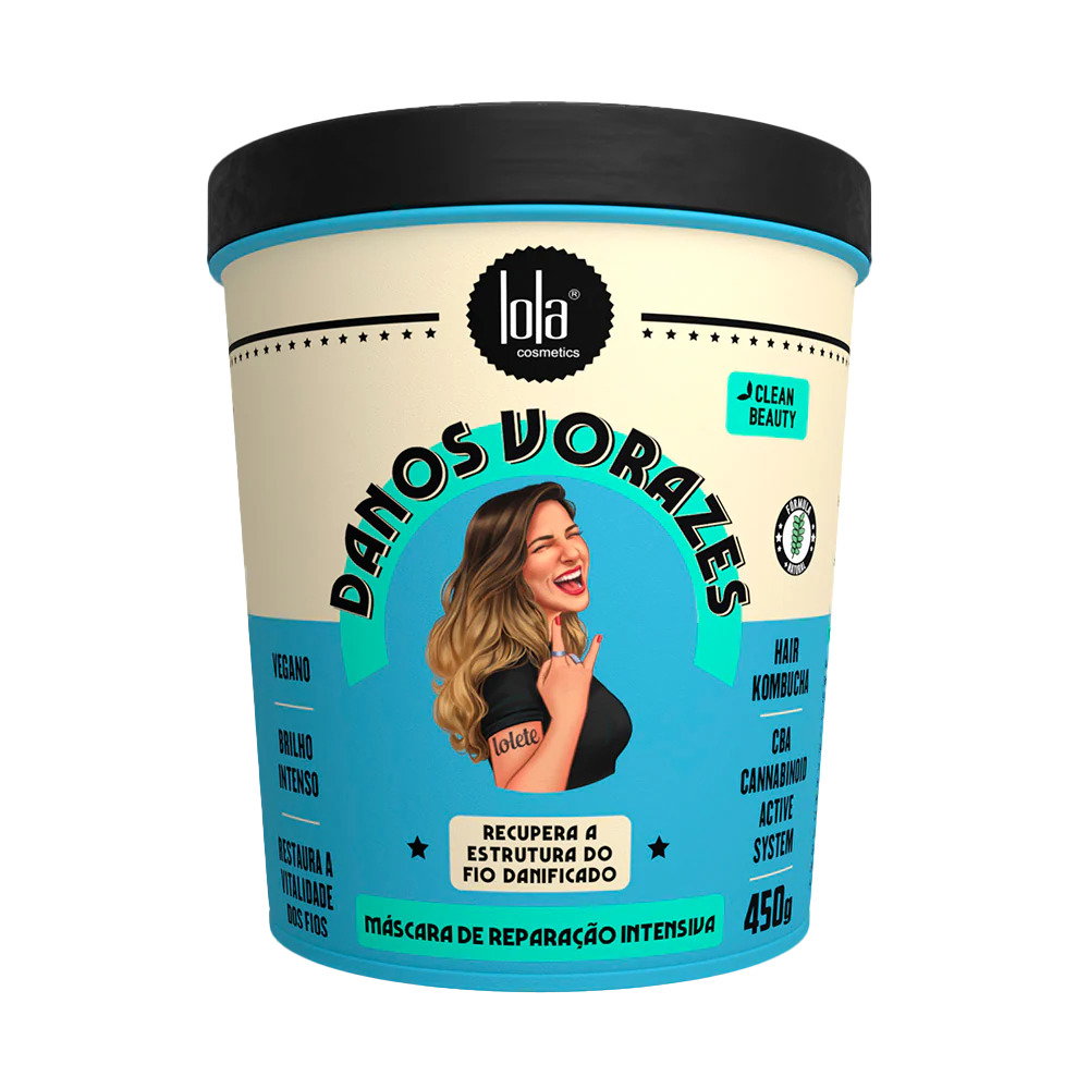 Lola Cosmetics, Danos Vorazes, Hårbehandlingskräm mask, För reparation, 450 g