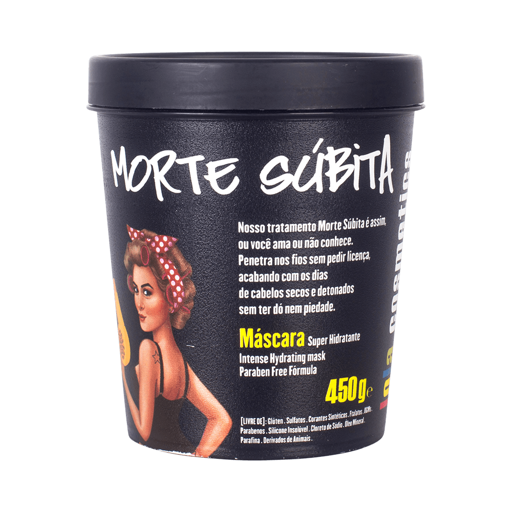 Lola Cosmetics, Morte Subita, Hårbehandlingskräm mask, För hydrering, 450 g