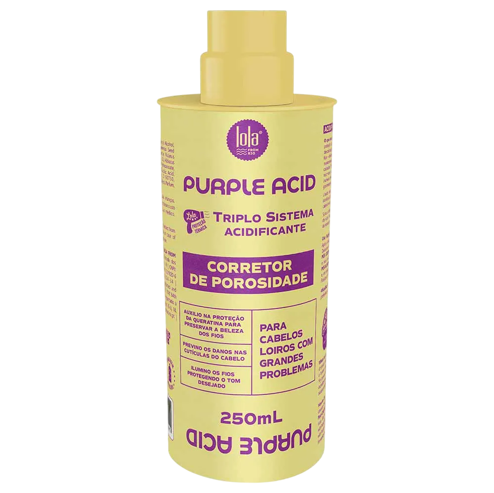 Lola Cosmetics, Purple Acid, Hårkräm behandling, Antiporositet, 250 ml