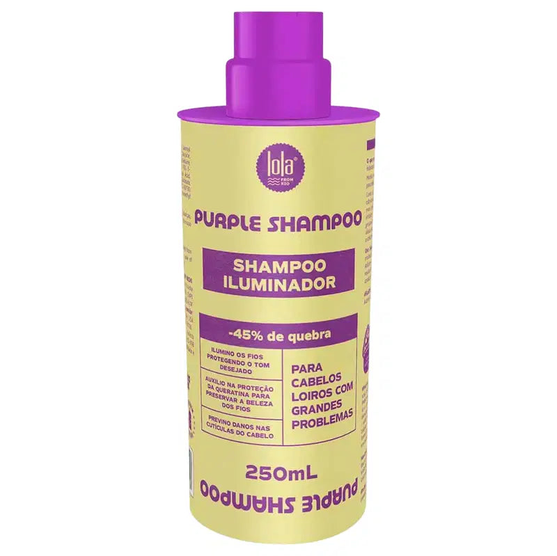Lola Cosmetics, Purple, Hårschampo, Motverkar gula eller orangea toner, 250 ml