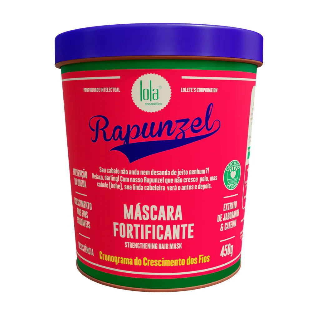 Lola Cosmetics, Rapunzel, Hårbehandlingskräm mask, Förstärkning, 450 g