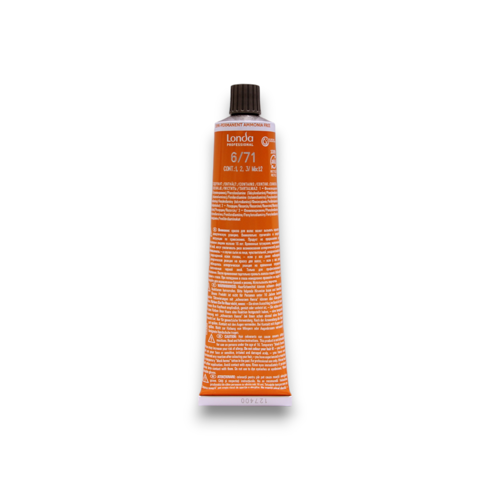 Londa Professional, Londacolor, Ammoniakfri, Semi-permanent hårfärg, 6/71 , 60 ml