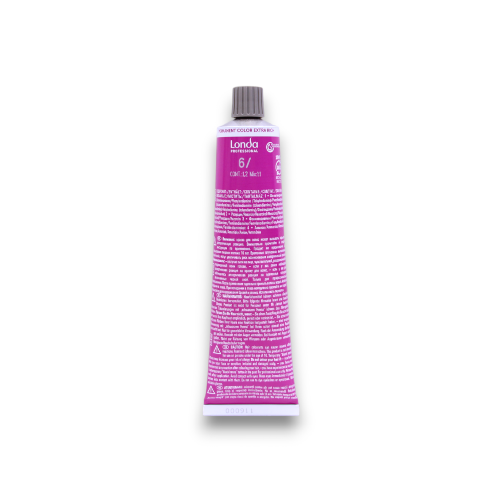 Londa Professional, Londacolor, Permanent Hair Dye, 6, 60 ml