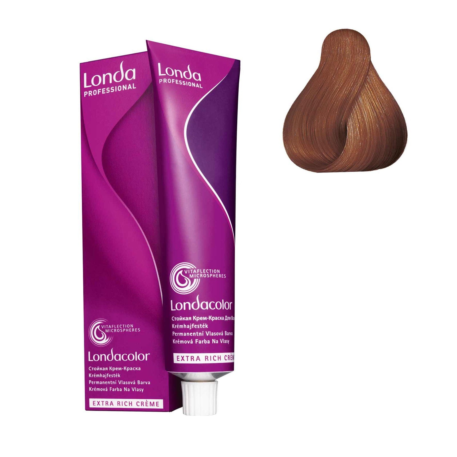 Londa Professional, Londacolor, Permanent Hair Colour, 7/37, 60 ml