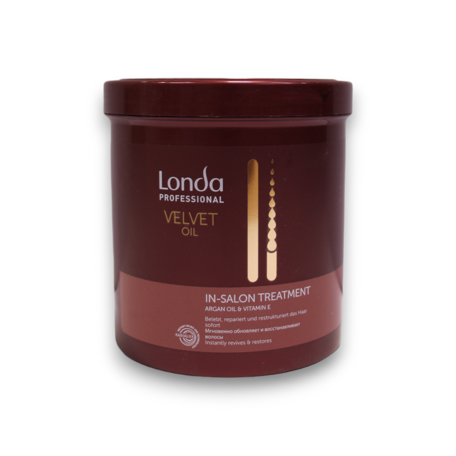 Londa Professional, Velvet Oil, Arganolja och vitamin E, Hårkrämsbehandling, För reparation, 750 ml