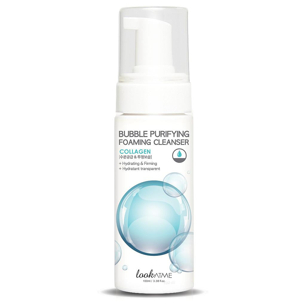 Look At Me, Bubble Purifying, Kollagen, Eliminerar orenheter, Rengöringsskum, 150 ml