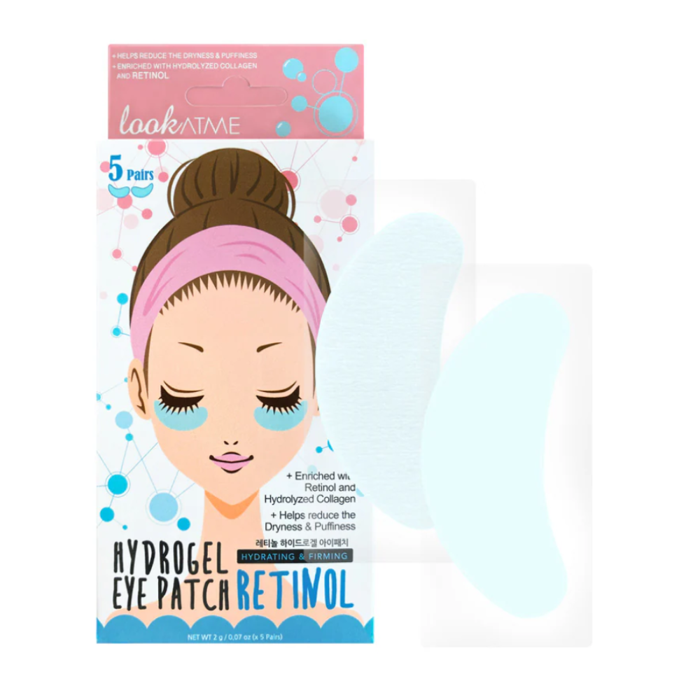 Look At Me, Hydrogel, Retinol, Uppstramning, Ögontäckning, 10 st