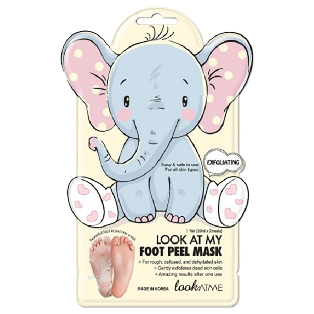 Look At Me, Look At My Foot, Exfoliering, Fotmask i arkform, 40 ml