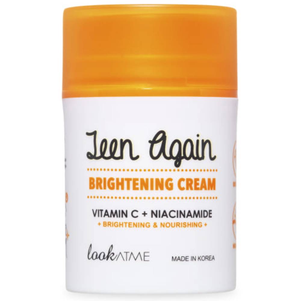 Look At Me, Teen Again Brightening, Närande, Dagligen, Grädde, För ansiktet, 50 ml