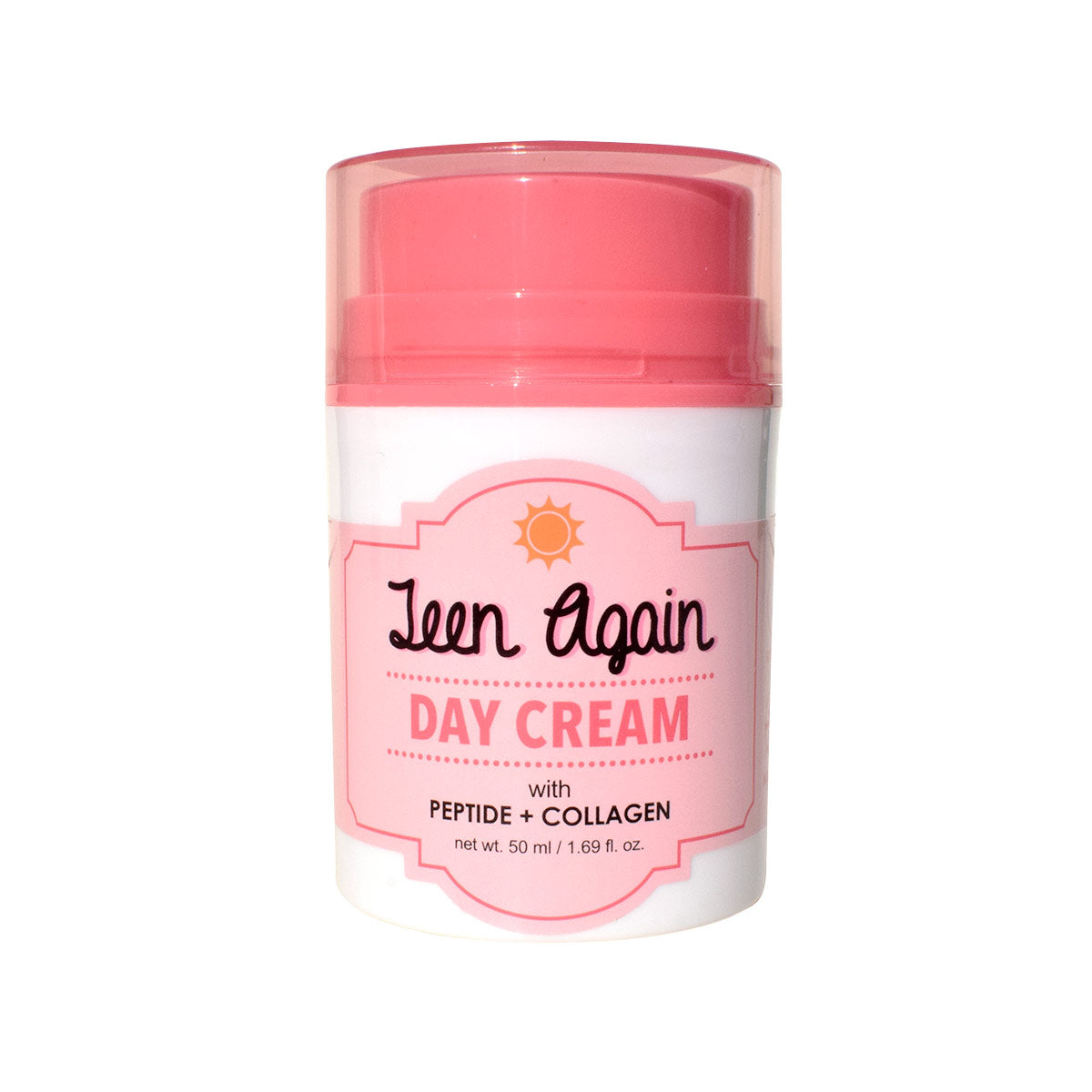 Look At Me, Teen Again, Kollagen, Hydra-närande, Dag, Grädde, För ansiktet, 50 ml