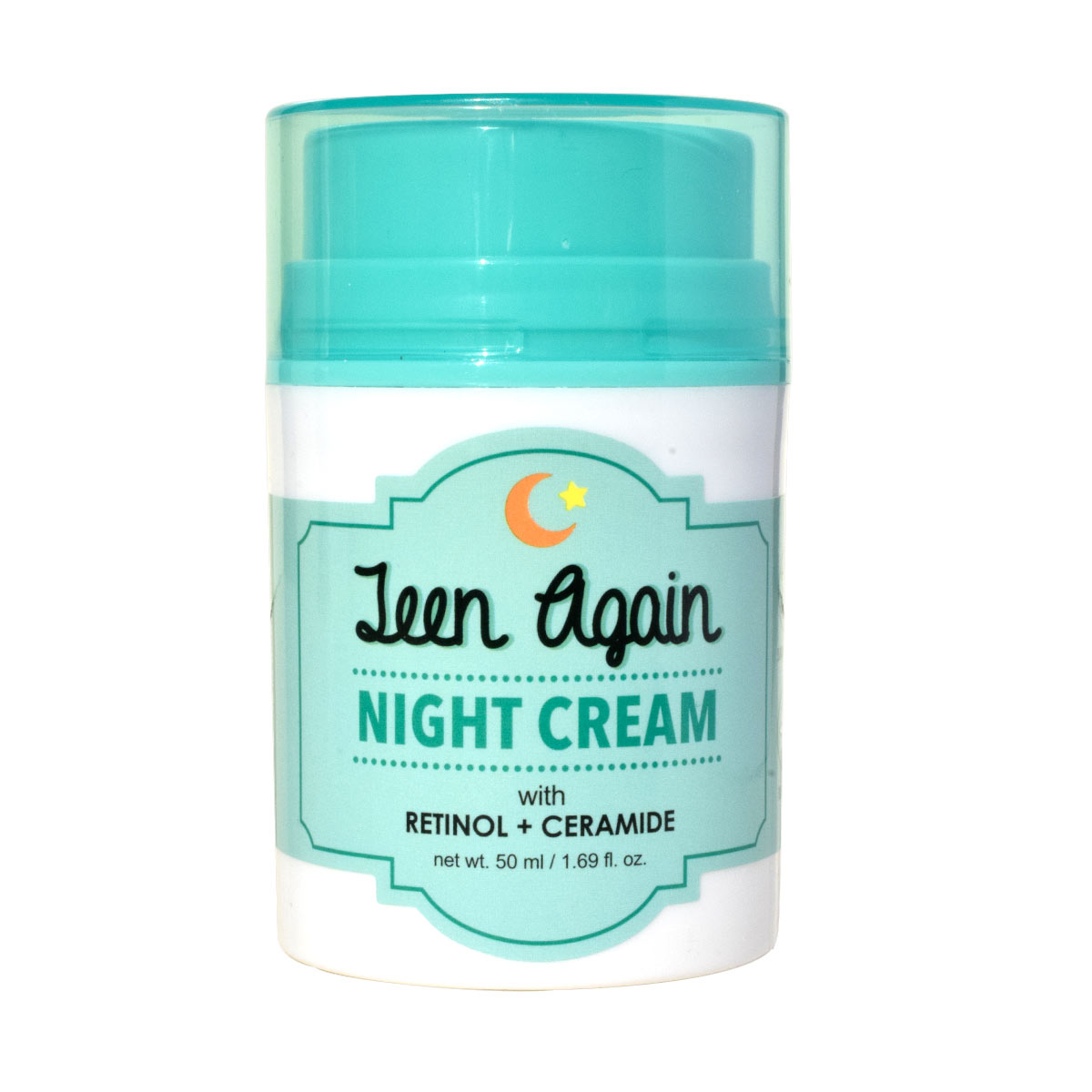 Look At Me, Teen Again, Retinol, Revitalisering, Natt, Grädde, För ansiktet, 50 ml