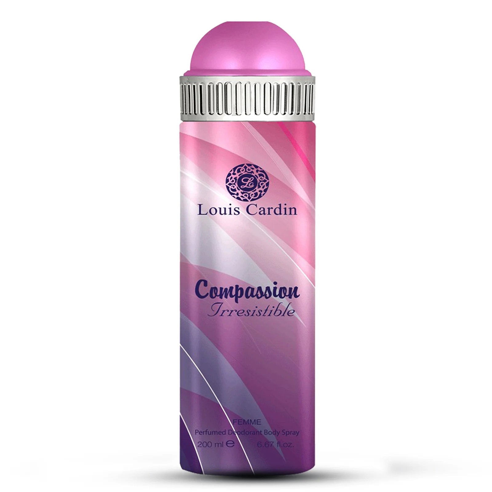 Louis Cardin, Compassion 2 Irresistible, Antiperspirant, Deodorantspray, För kvinnor, 200 ml