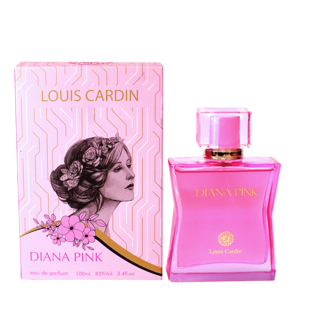 Louis Cardin, Diana Pink, Parfymvatten, För kvinnor, 100 ml