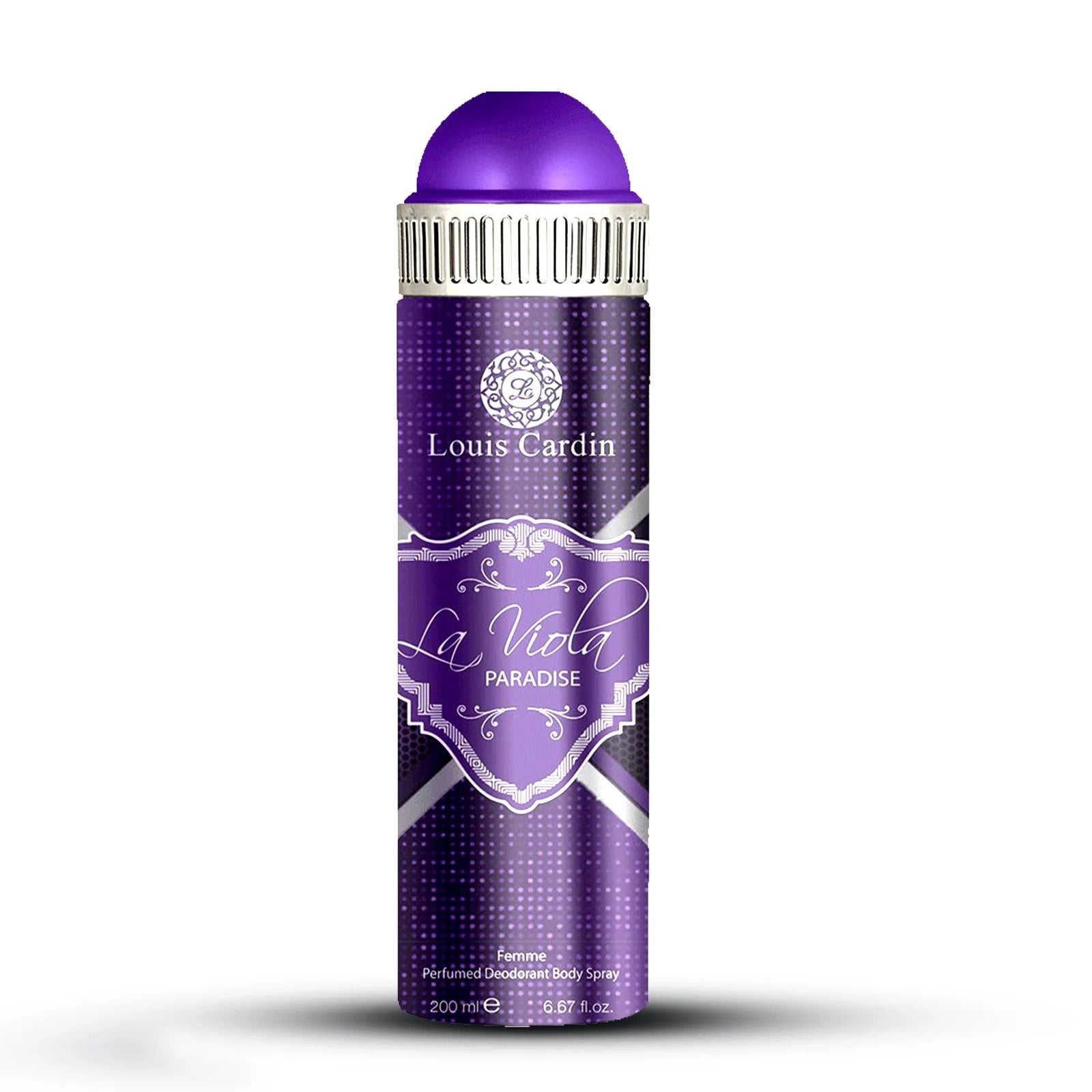 Louis Cardin, La Viola Paradise, Deodorantspray, För kvinnor, 200 ml