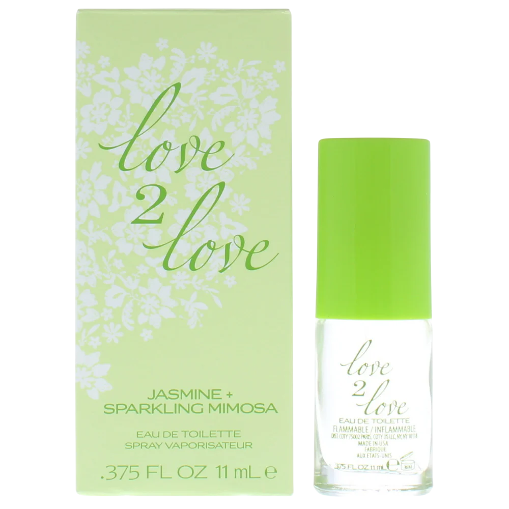 Love 2 Love, Jasmine + Sparkling Mimosa, Eau de Toilette, För kvinnor, 11 ml