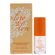 Love 2 Love, Orange Blossom + White Musk, Eau de Toilette, För kvinnor, 11 ml