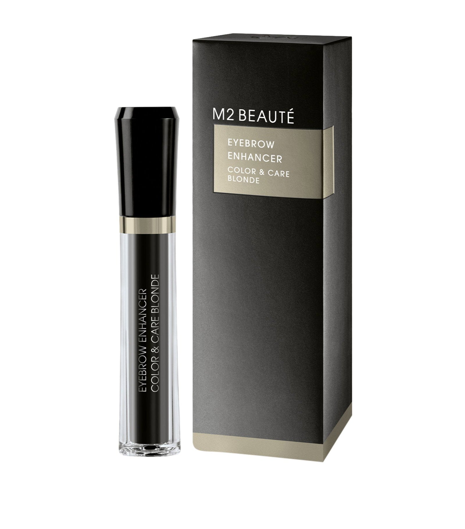 M2 Beaute, Eyebrow Enhancer Color & Care, Vegan, Tillväxt, Ögonbrynsgel, Blond, 6 ml