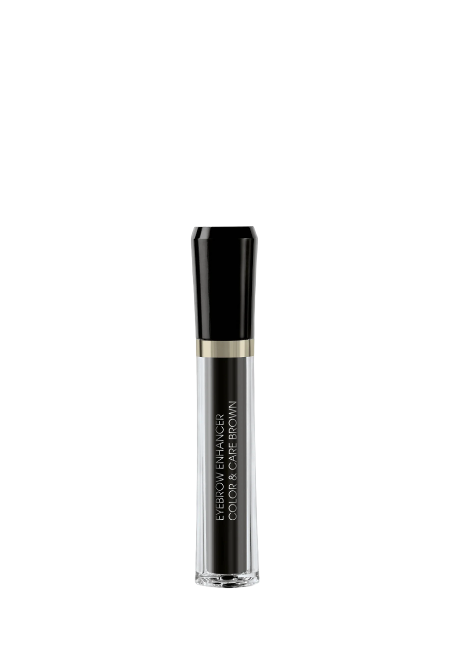 M2 Beaute, Eyebrow Enhancer Color & Care, Vegan, Tillväxt, Ögonbrynsgel, Brun, 6 ml