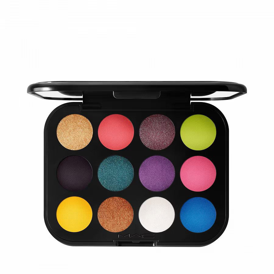 MAC, Connect In Colour, Ögonskuggspalett, Hi-Fi Colour, 12 nyanser, 12.2 g