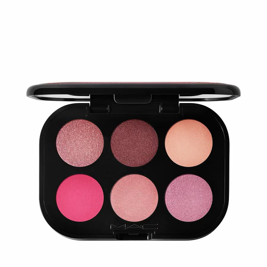MAC, Connect In Colour, Ögonskuggspalett, Rose Lens, 6 nyanser, 6.25 g