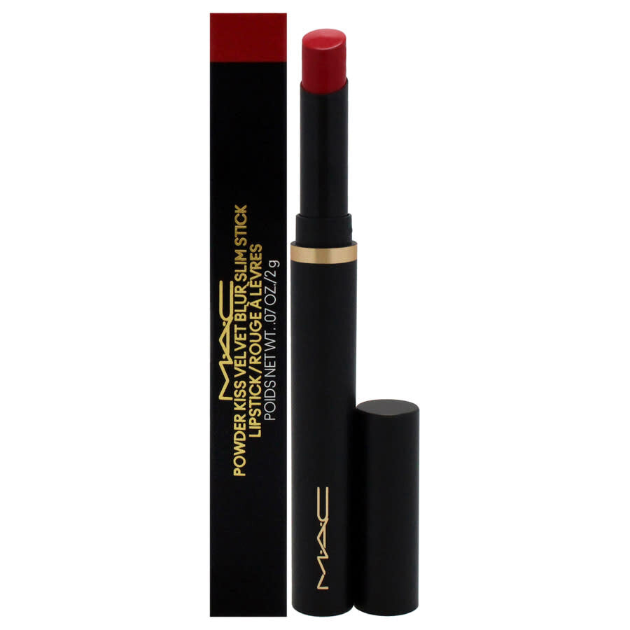 MAC, Powder Kiss Velvet Blur, Krämigt läppstift, 889, Rubin, 2 g