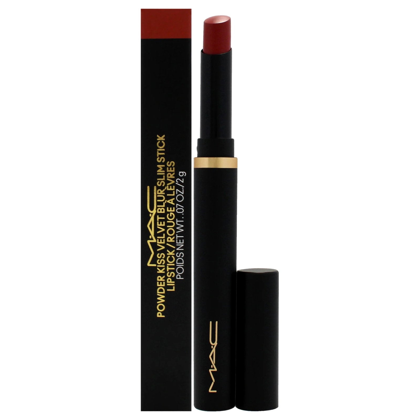 MAC, Powder Kiss Velvet Blur, Krämigt läppstift, Spice World, 2 g